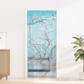 Insect Door Curtain Multicolor 78.74 x 35.43 in Bamboo