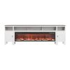 Fireplace TV Stand, Farmhouse Fireplace TV Stand for TVs up to 100 inch