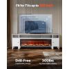 Fireplace TV Stand, Farmhouse Fireplace TV Stand for TVs up to 100 inch