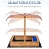 Kids Wooden Sandbox