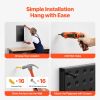 Metal Pegboard Panels, 24" x 12" Pegboard, 4 Panels, Heavy Duty Peg Board Wall Organizer with Accessories