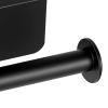 Toilet Paper Holder with Shelf, Fits Mega Rolls Size, Stainless Steel Rustproof Material, Wall Mounted with Screws and Double-Sided Tape