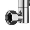 Shower Head Extension Arm, 16 inches, Brass Shower Arm Extender with Flexible Adjustable Angle Height, Chrome Finish