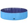 Children Swimming Pool Folding Blue Ã˜ 47.24 x 11.81 in