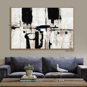 Oil Painting Handmade Hand Painted Wall Art Mintura Modern Abstract Landscape Picture For Home Living Room hallway bedroom luxurious decorative painti (size: 90x120cm)