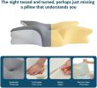 Cervical Memory Foam Pillow â€“ Ergonomic Neck Support for Side, Back & Stomach Sleepers | Odorless Beauty Sleep Pillow for Deep Rest